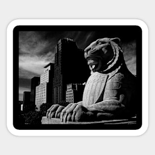 Stone Lion Sticker